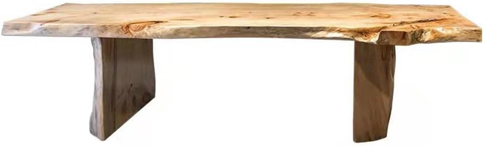 LITFAD Solid Pine Rectangular Dining Table