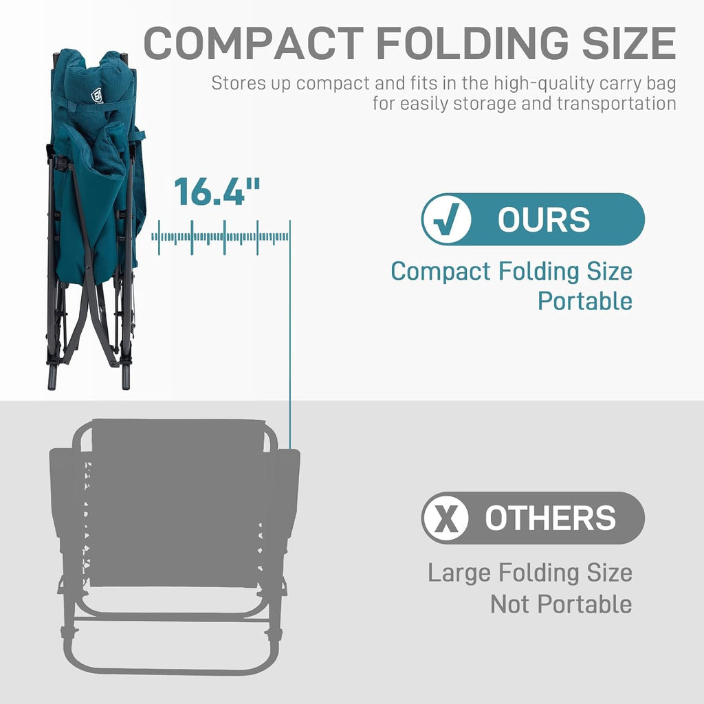 Oversized Folding Rocking Chair