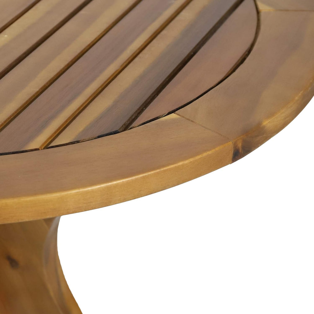 Tracy Acacia Wood Outdoor Bistro Set