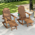 Folding Adirondack Rocking Chairs 2 Pack