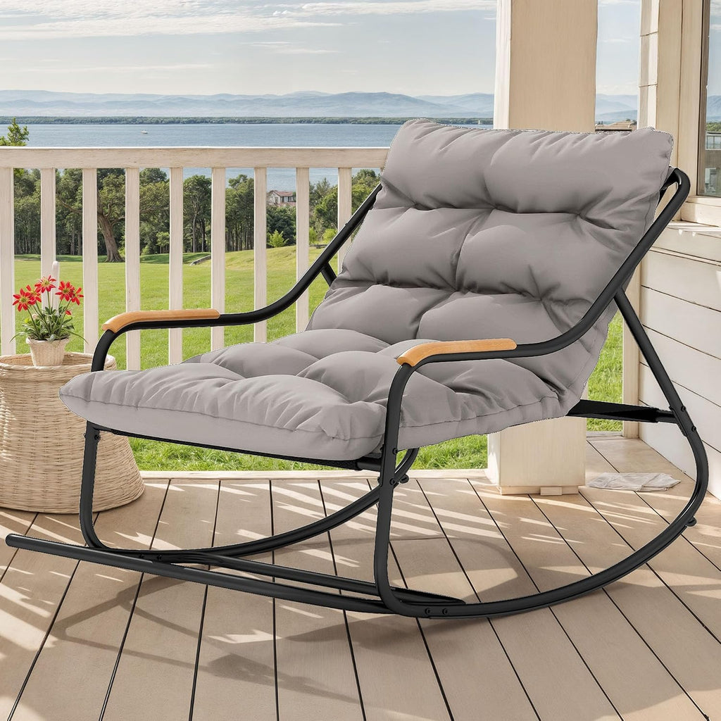 Oversized Textilene Rocking Chair