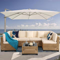 7-Piece PE Rattan Patio Furniture Set