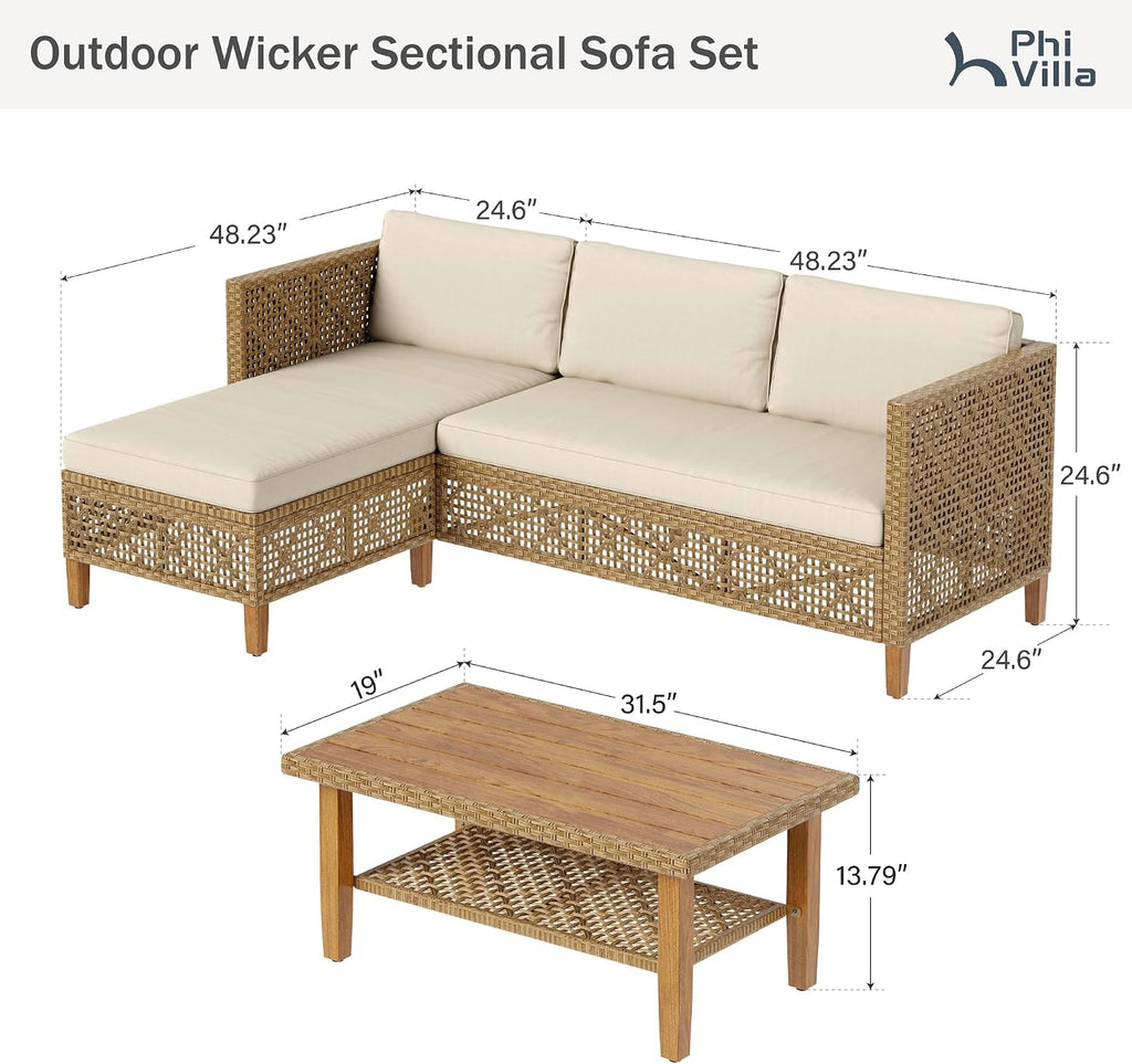 Shape Outdoor Sectional Sofa Set