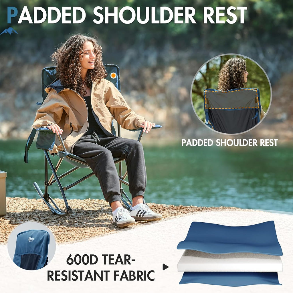 Portal Outdoor Folding Rocking Chair