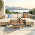 5-Piece Wicker Patio Sectional Sofa Set