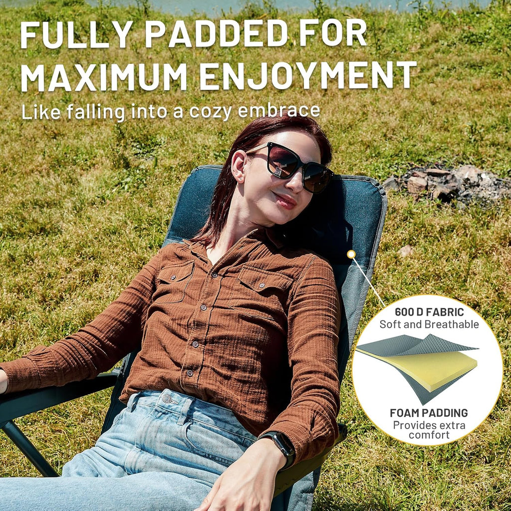 imber Ridge Adjustable Rocking Camping Chair