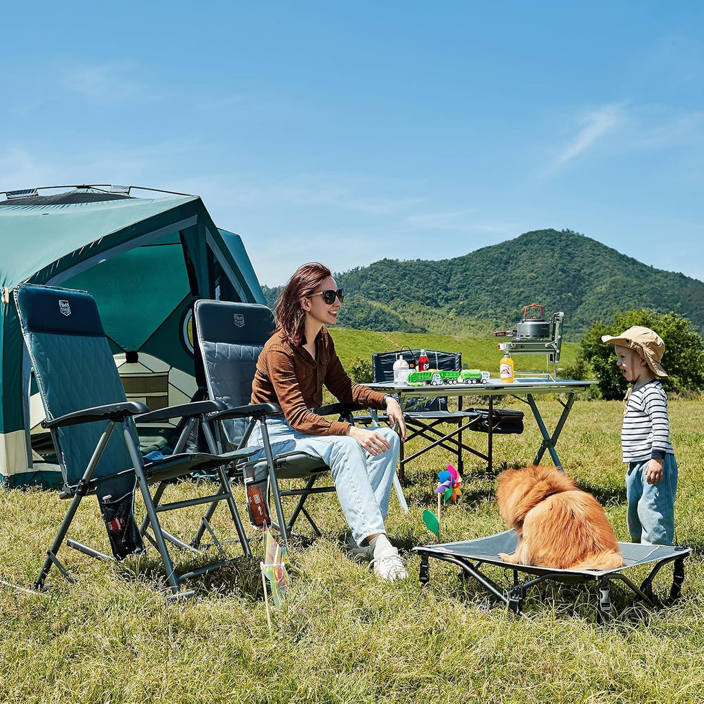 imber Ridge Adjustable Rocking Camping Chair